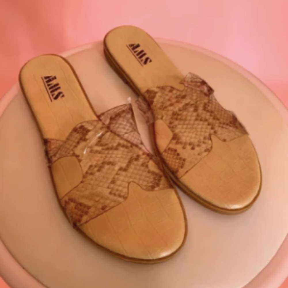 Python Clear Sandals